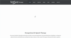 Desktop Screenshot of kidsspottherapy.com